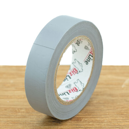 BizLine Vinyltape 15mm x 10m grijs