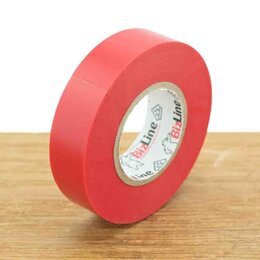 BizLine Hoogwaardige vinyltape 19mm x 20m rood