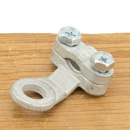 Kabeloog Messing Vertind 35mm2 Ø10mm Schroefaansluiting