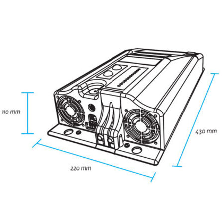 Zivan NG3 Hoogfrequent Acculader 96V 25A CB
