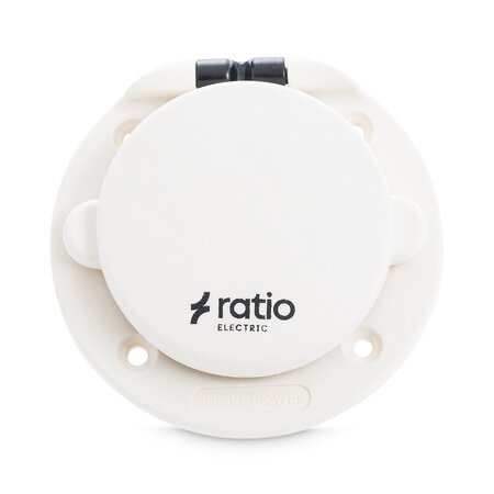 Ratio Walstroom stopcontact/ outlet 16A Kunststof Wit