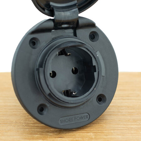 Ratio Walstroom stopcontact/ outlet 16A Kunststof Zwart