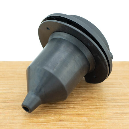 Ratio Walstroom invoer/inlet 16A kunststof - Zwart