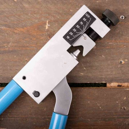 Perskabelschoentang/ Perskabeltang/ Perstang voor kabelogen 10 t/m 120mm²