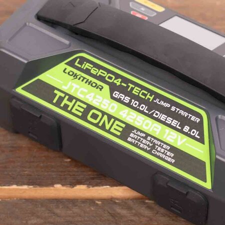 Lokithor The One JTC4250 Jumpstarter, Tester, Acculader