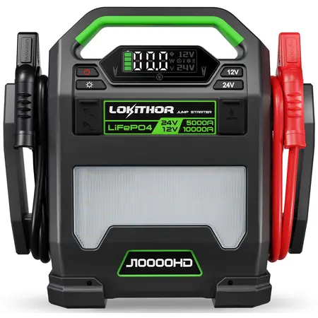 Lokithor J10000HD Jumpstarter 12V - 10.000A en 24V - 5.000A