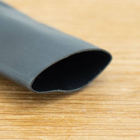 Krimpkous met Lijm 25-8 mm Zwart krimpverhouding 3:1 - 10 cm