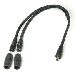 Tecmate Optimate Y-splitter kabel DC-stekker naar 2 DC-contacten