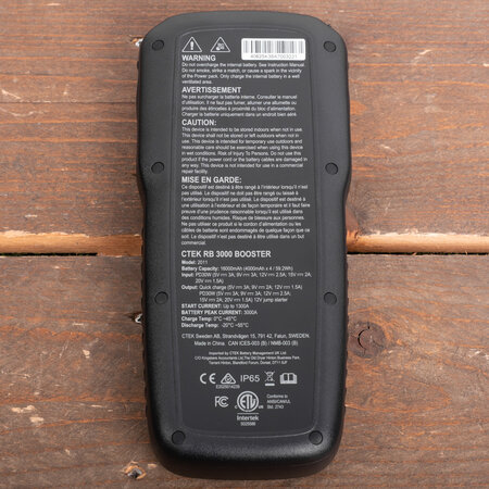 CTEK RB 3000 Jumpstarter, Powerbank