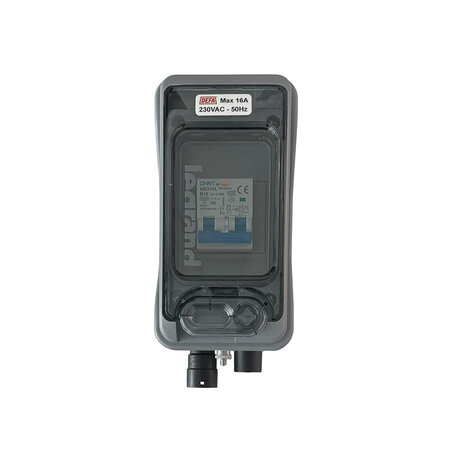 DEFA Installatieautomaat EI Central 16A 1 ingang + 1 uitgang