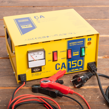 GYS acculader CA 150 | 12/24V 9/10A 500W