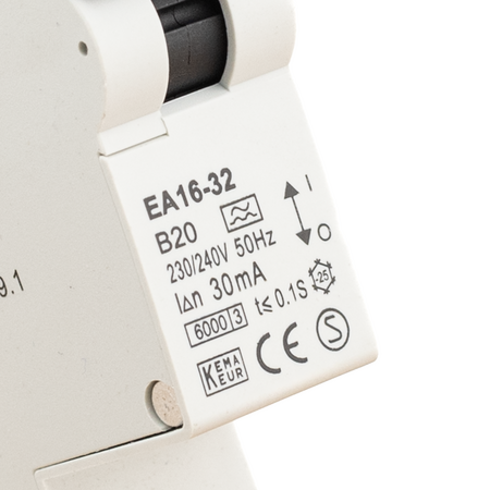 EMAT Aardlekautomaat B 20A 30mA 1P+N