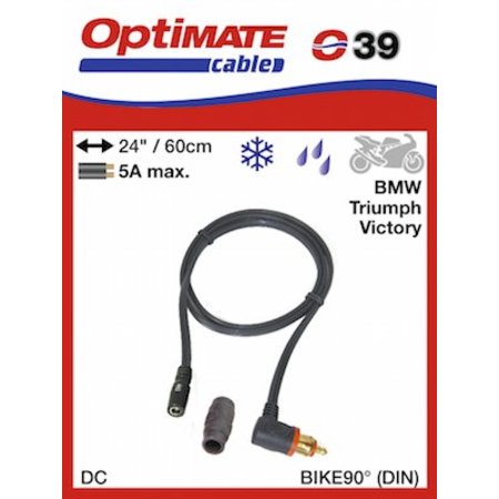 Tecmate Optimate O39 adapter kabel CAN-bus DIN naar DC