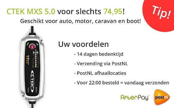 CTEK MXS 5.0 12V druppellader