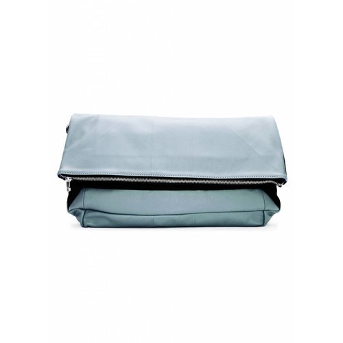 Dutch Basics Leather Folded Clutch - Blue Dutch Basics Leather Folded Clutch - Blue