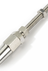 Rvs Doe het zelf terminal met schroefdraad AISI-316, voor kabel 4, 5, 6 en 8mm