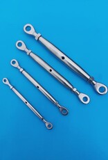 Rvs spanschroef gesloten huis oog-oog AISI-316