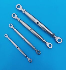 Rvs spanschroef gesloten huis oog-oog AISI-316