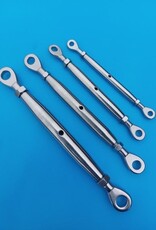 Rvs spanschroef gesloten huis oog-oog AISI-316