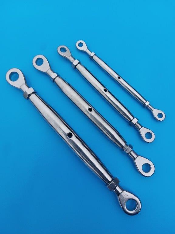 Rvs spanschroef gesloten huis oog-oog AISI-316