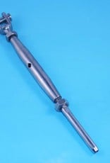 Rvs Stud/spanner/gaffel AISI-316, voor staalkabel 3mm t/m 10mm
