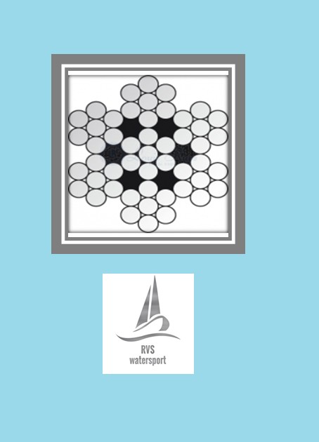 Rvs Staalkabel 7x7 AISI-316 1000 mtr.  op haspel 0,63mm t/m 8mm