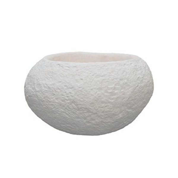 Baq Polystone Rock Findling White 80x67x48 cm