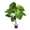 Alocasia Calidora met stammen - kunstplant