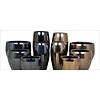 Amora Metal Blue vaas medium