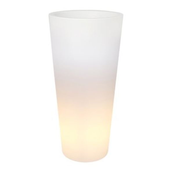 Elho Pure Recht Hoog LED Lighting Ø 40