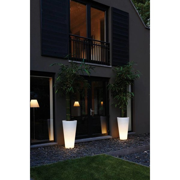 Elho Pure Recht Hoog LED Lighting Ø 40