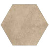 vloertegel FUSION Tortora Esagona lato 15