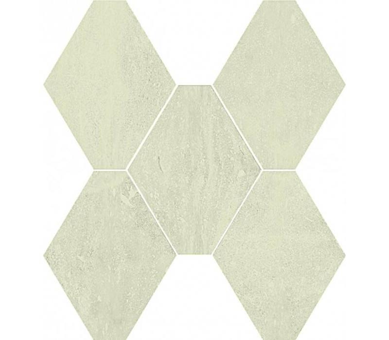 vloertegel ABSOLUTE Esagona Bianco 40x35 cm