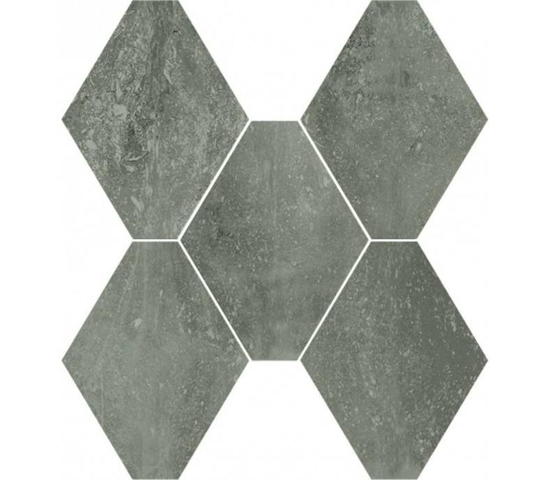 vloertegel ABSOLUTE Esagona Titanio 40x35 cm