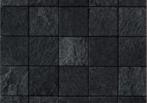 Casalgrande Padana Mozaïek MINERAL CHROM Black 6x6 - Naturale