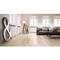 vloertegel REMAKE White 29,7x120 cm rett.