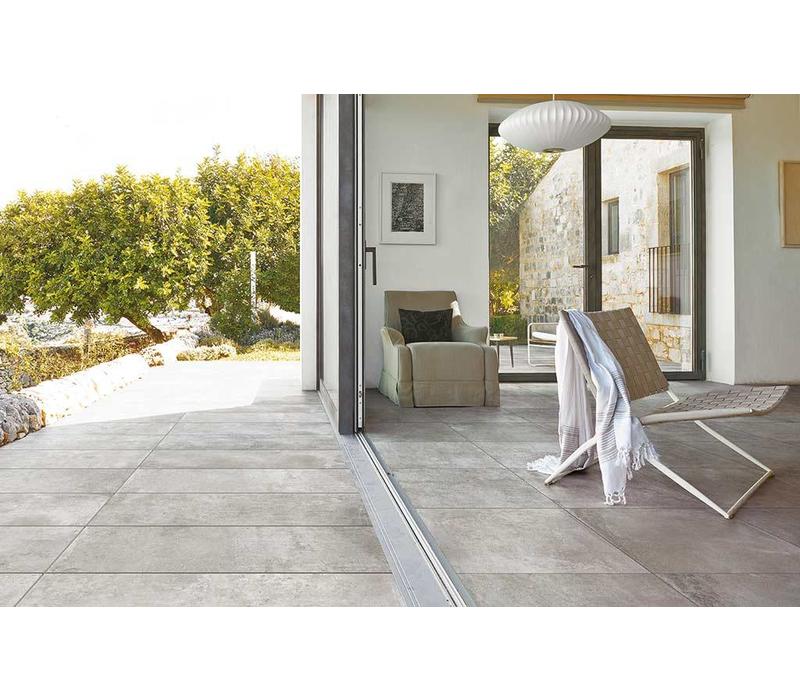 vloertegel LA ROCHE Grey 80x80 cm - Antique matte