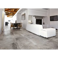 vloertegel LA ROCHE Grey 80x80 cm - Antique matte