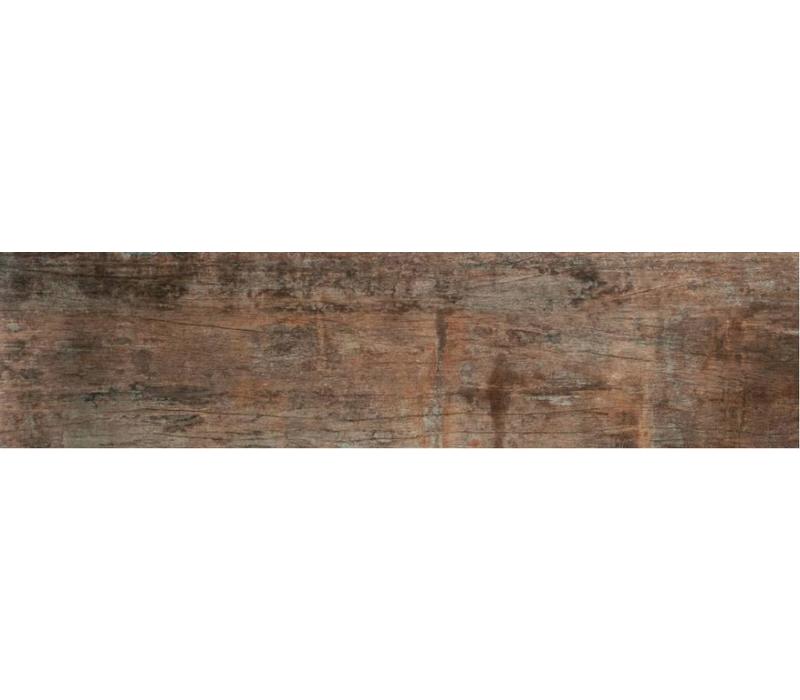 vloertegel CAVA Cognac 29,5x120 cm rett.