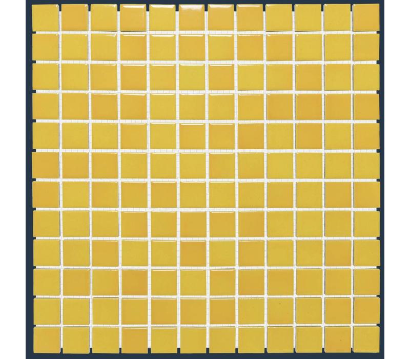 mozaïek BARCELONA Glossy Flamed Yellow 23x23