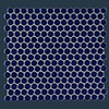 The Mosaic Factory mozaïek VENICE Glossy Cobalt Blue