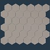 The Mosaic Factory mozaïek BARCELONA Hexagon Glossy Taupe 51x59