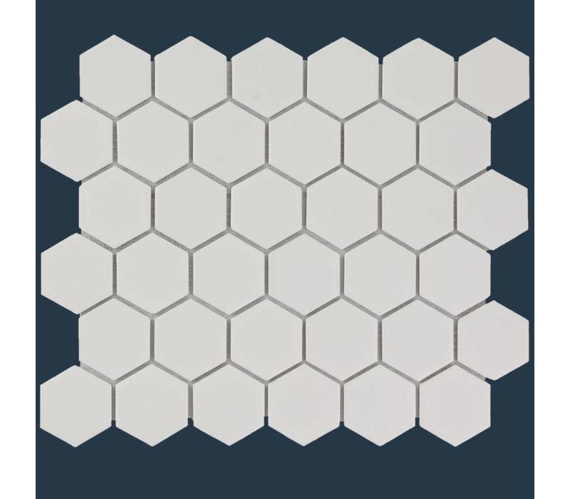 mozaïek BARCELONA Hexagon Matt White 51x59