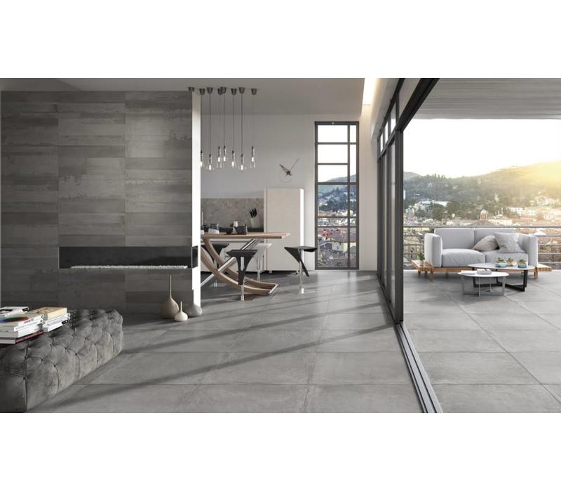 vloertegel TERRE Grigio 80x80 cm naturale