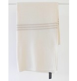 Sjaal SjaalMania Cosy Chic Pinstripe Creamy White/Light Sand Sjaal SjaalMania Cosy Chic Pinstripe Creamy White/Light Sand