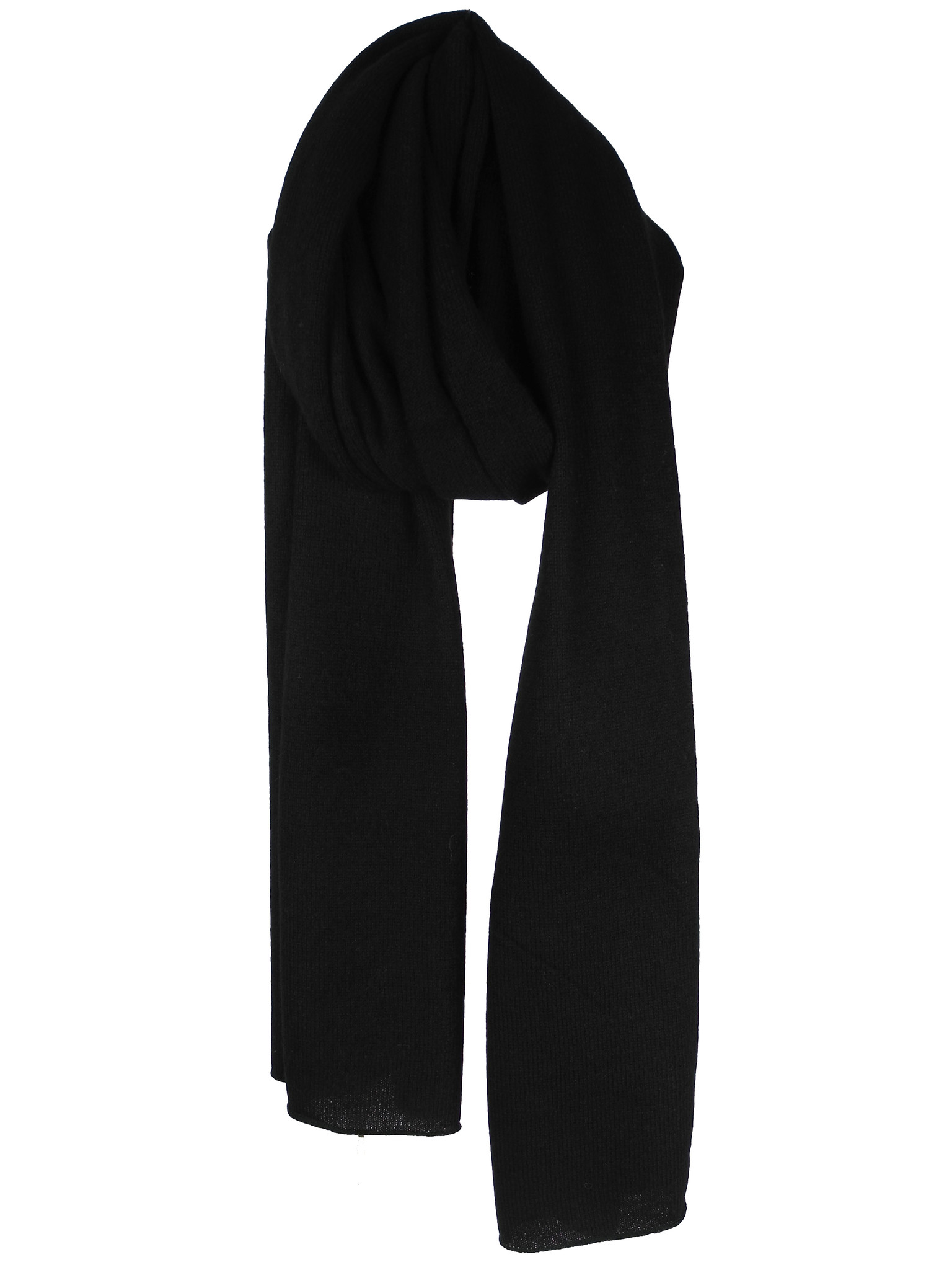 Sjaal SjaalMania Cosy 100% Cashmere Solid Black