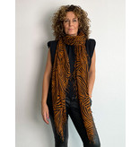 sjaal SjaalMania Cashmy Zebra Black-Brown sjaal SjaalMania Cashmy Zebra Black-Brown