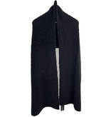 Cosy Bouclé Sjaal XL Solid Black Cosy Bouclé Sjaal XL Solid Black