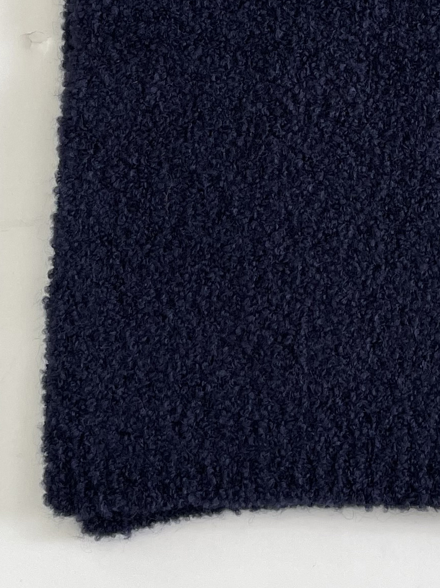 Cosy Bouclé Sjaal XL Navy