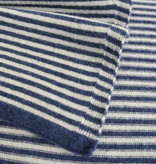 Sjaal SjaalMania Cosy Chic Stripes Denim / Light Sand